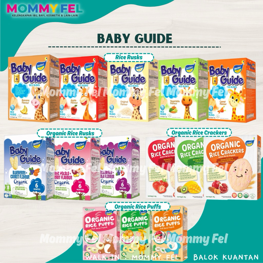BABY GUIDE RICE RUSKS TENTEN / BABY GUIDE RICE RUSKS BISCUIT ORGANIC ...