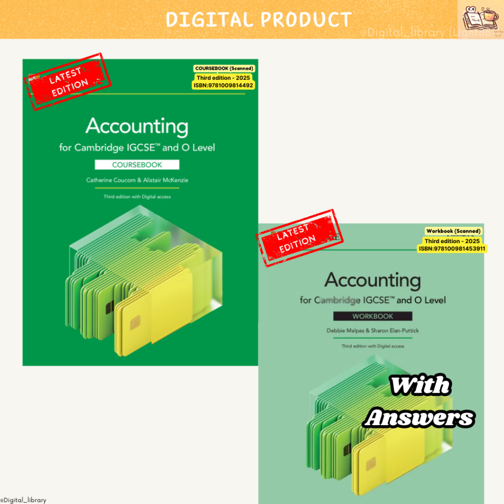 𝙲𝚊𝚖.𝚋𝚛𝚒𝚍𝚐𝚎 IGCSE & O Level Accounting Coursebook / Workbook/ Answers ...