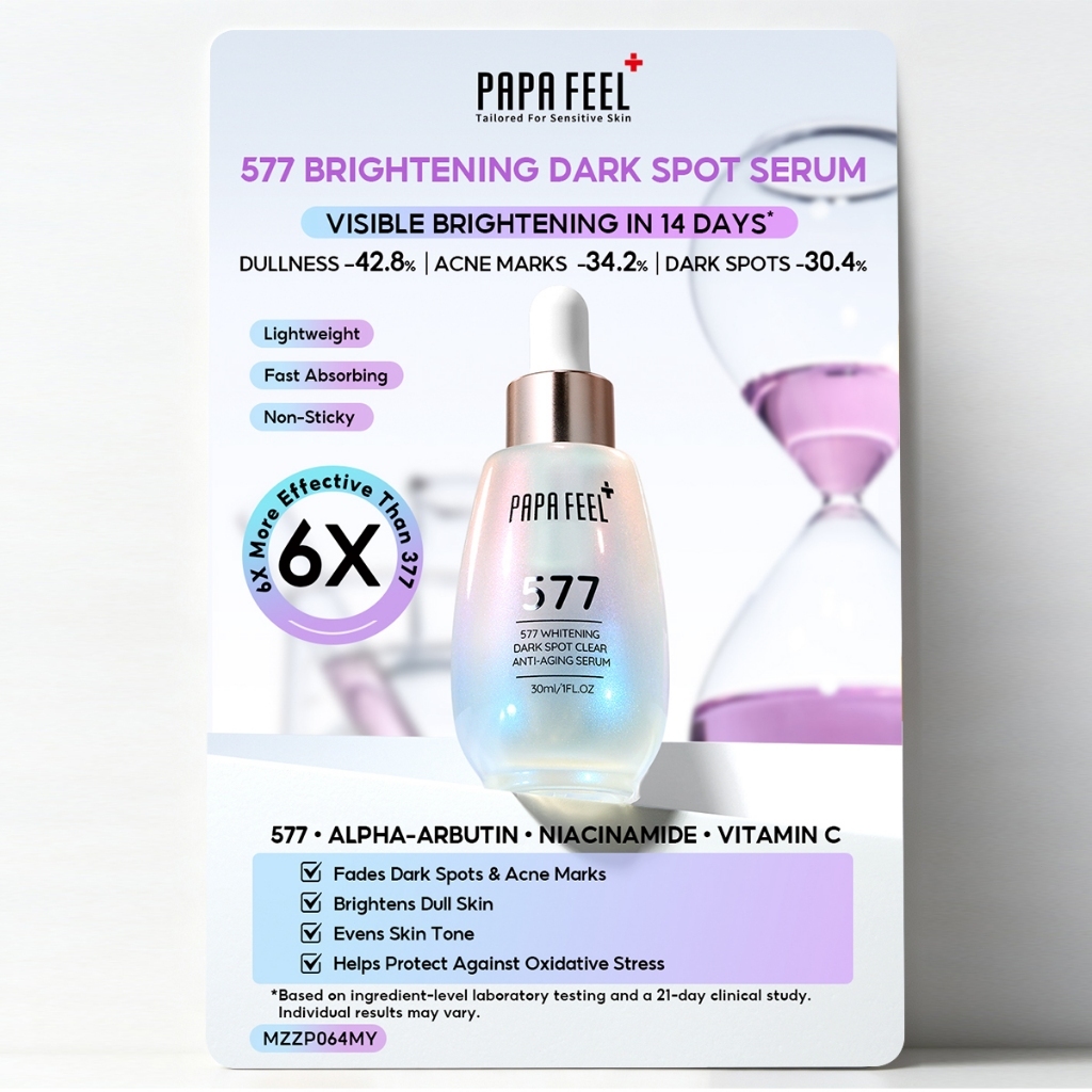 PAPA FEEL 577 Brightening Dark Spot Serum Product Card Instruction ...