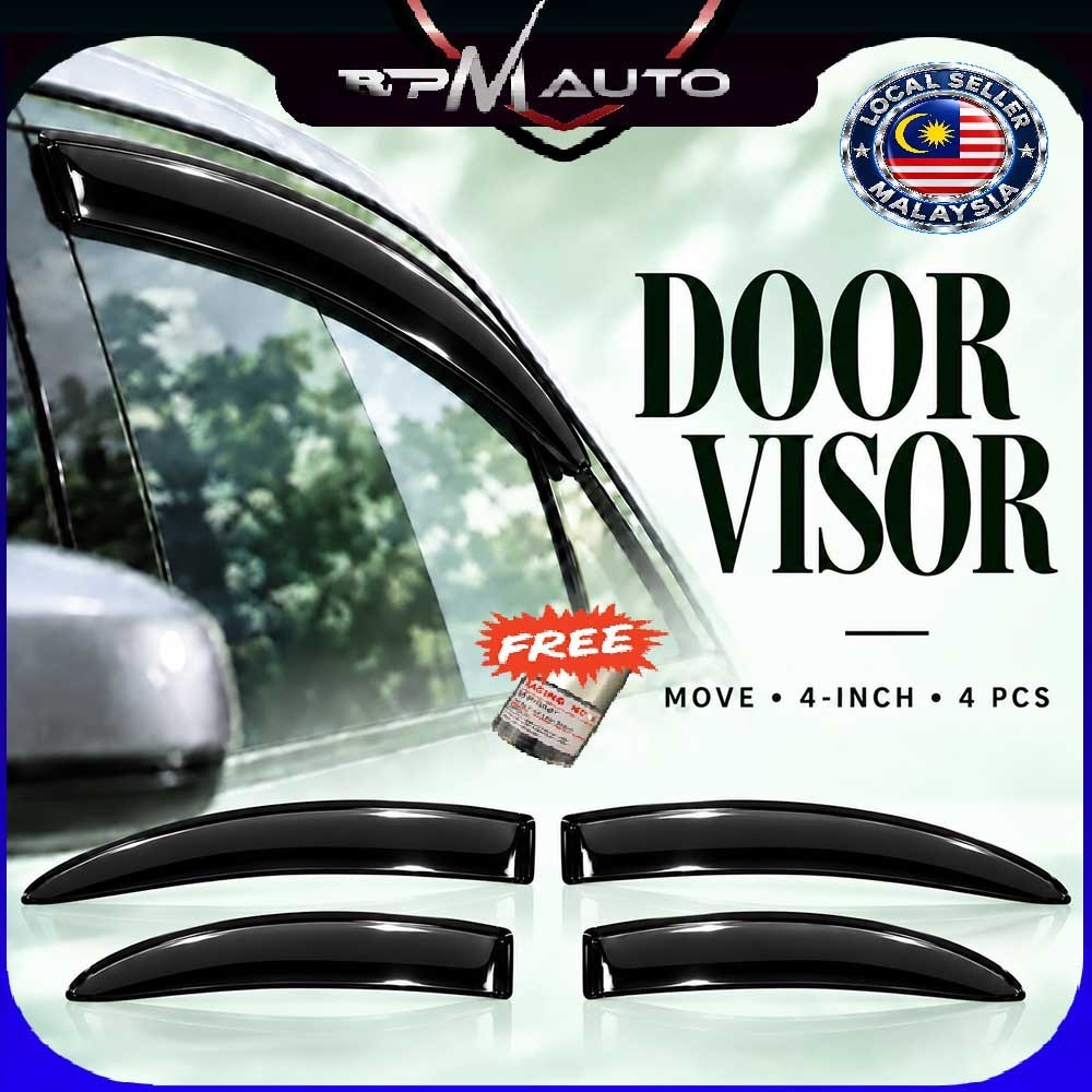 Air Press Window Rain Guard Car Door Visor Wind Deflector Visor NISSAN ...