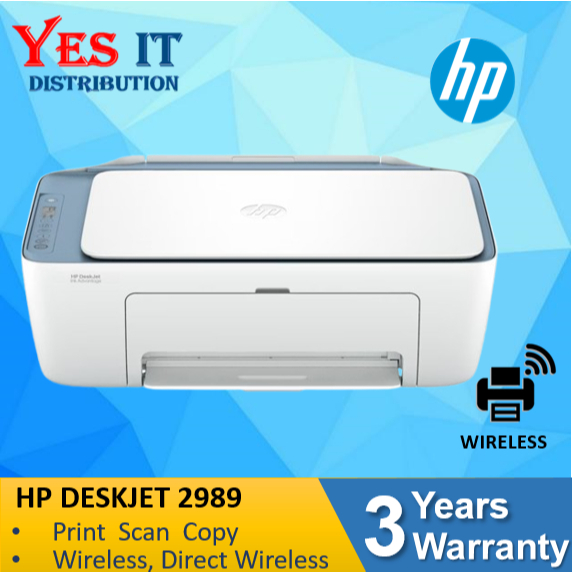 HP DeskJet Ink Advantage 2988/2989 All-In-One Printer Print/Scan/Copy ...