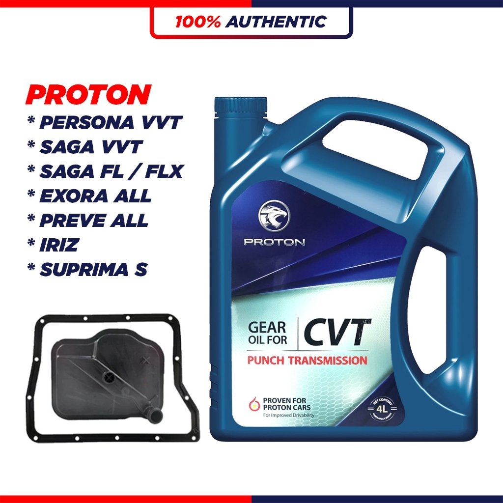 PROTON CVT OIL ATF + AUTO FILTER SET - Persona VVT / Saga VVT FLX FL ...