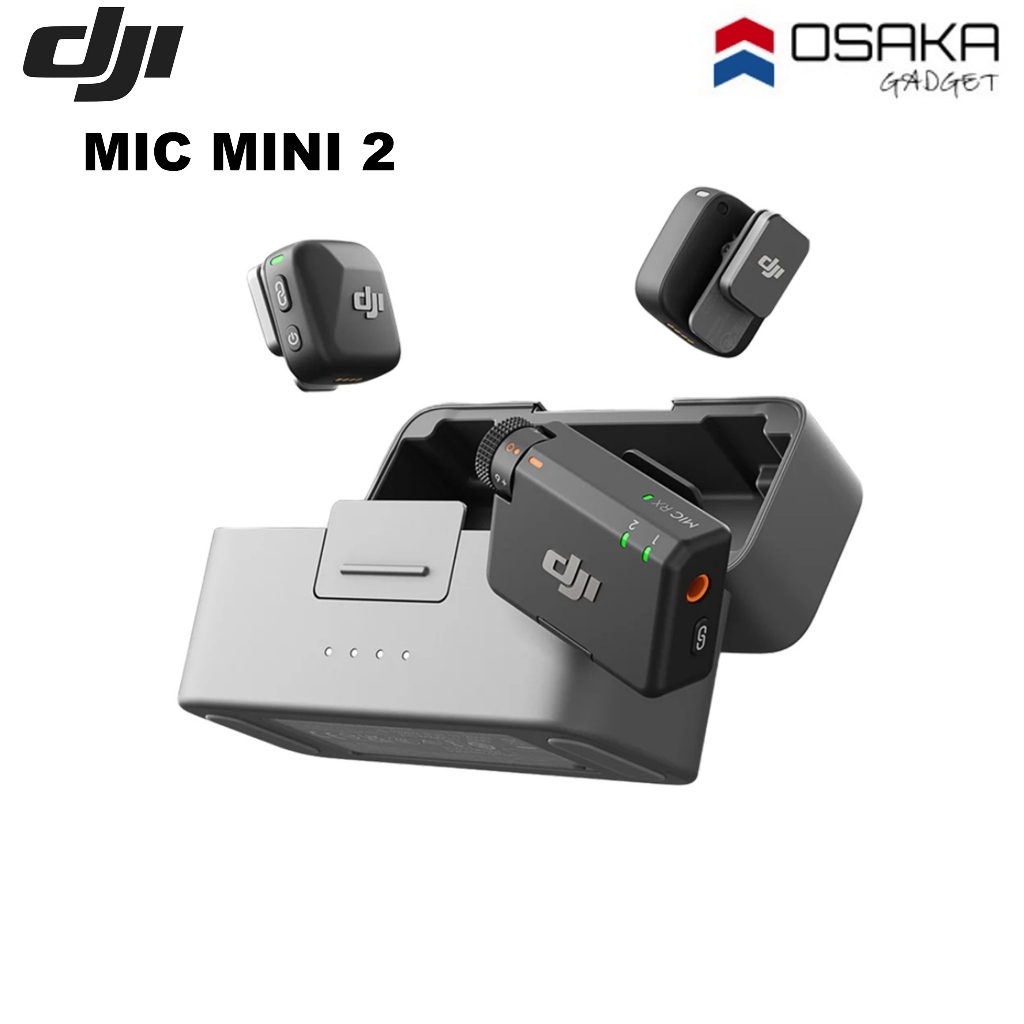 DJI Mic Mini 2 Compact Wireless Microphone System for Camera ...