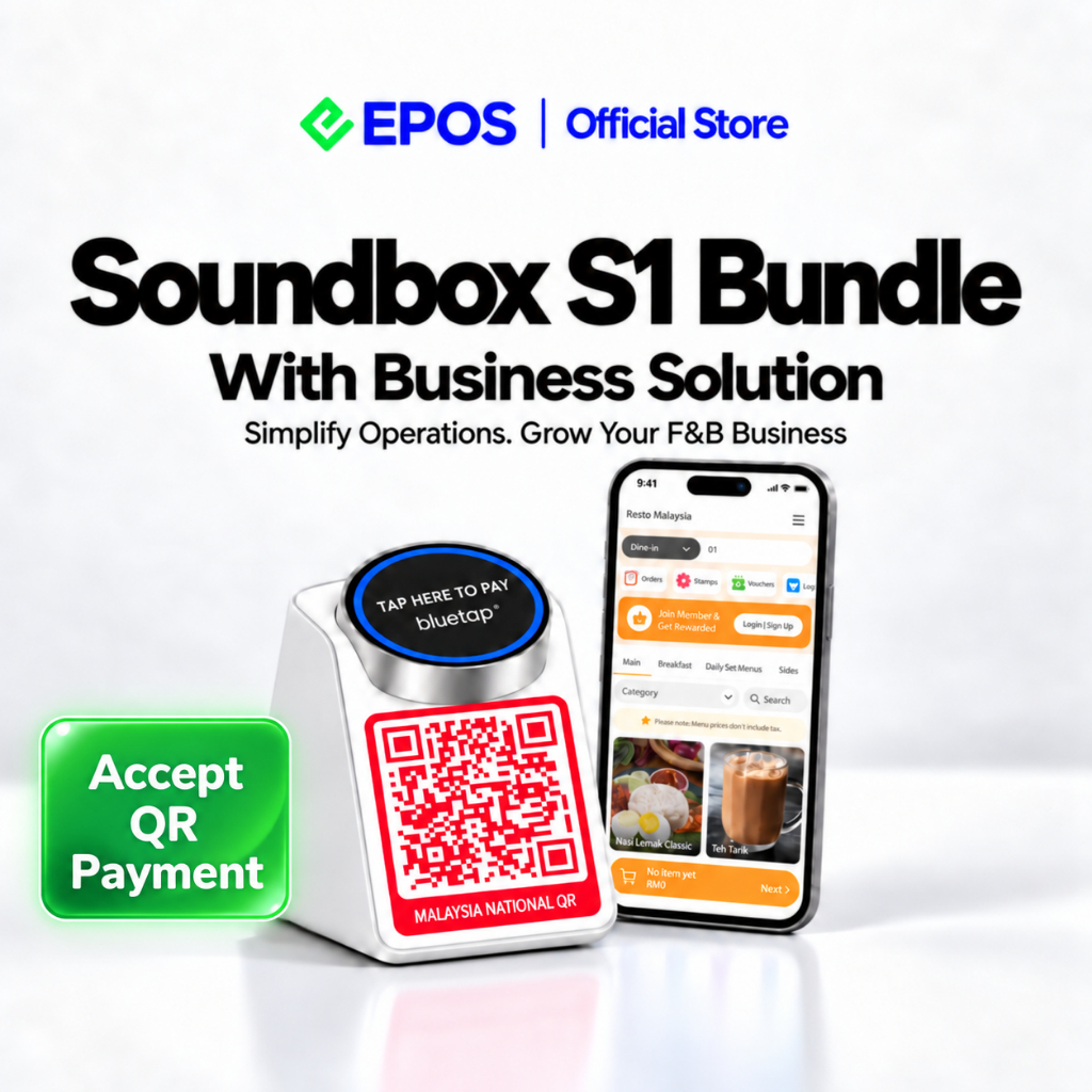 [EPOS Official Store] Duit Now QR Sound Box｜ National QR Payment ...