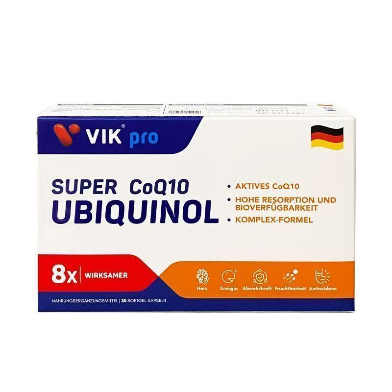 VIKpro German imported reduced coenzyme q10 soft capsules panthenol ...