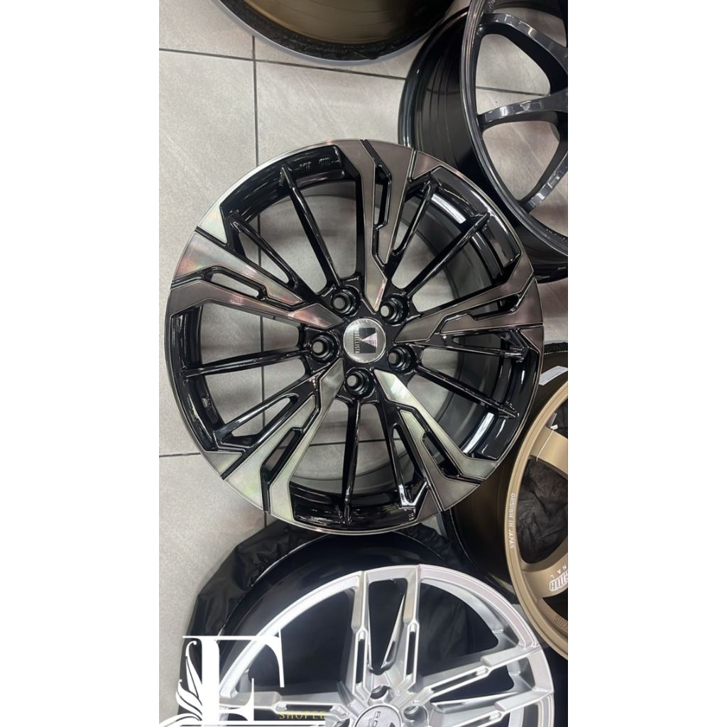 NEW SPORT RIM 18 INCH RM2280 4PC X50 CHR WRV CIVIC VELLFIRE ESTIMA K3 ...