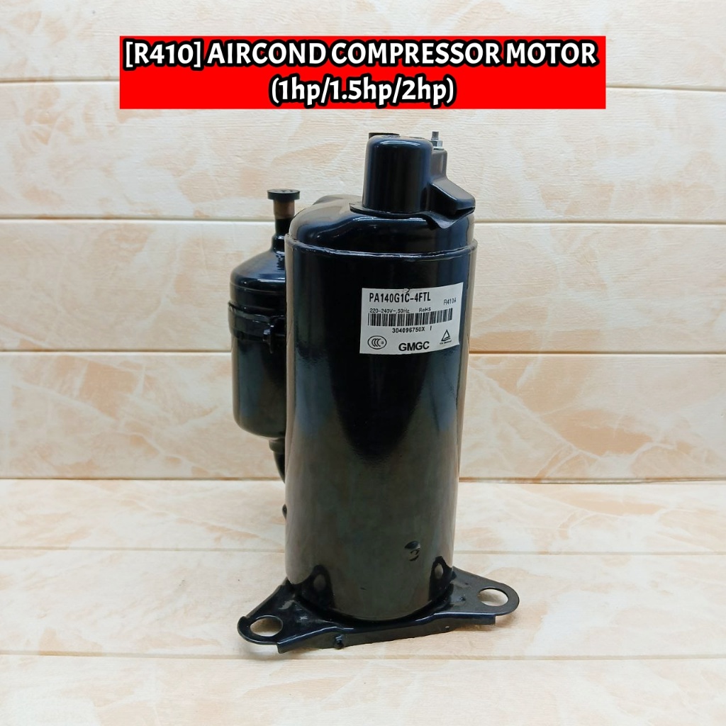 [R410] GAS KOMPRESOR PENGHAWA DINGIN AIRCOND COMPRESSOR MOTOR MOUNTING ...