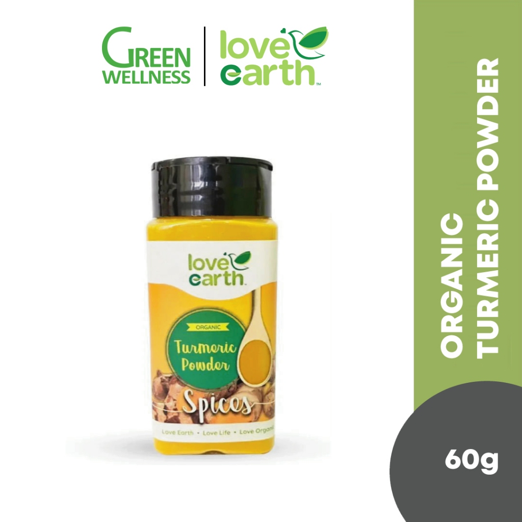 Love Earth Organic Turmeric Powder (60g) | Shopee Malaysia