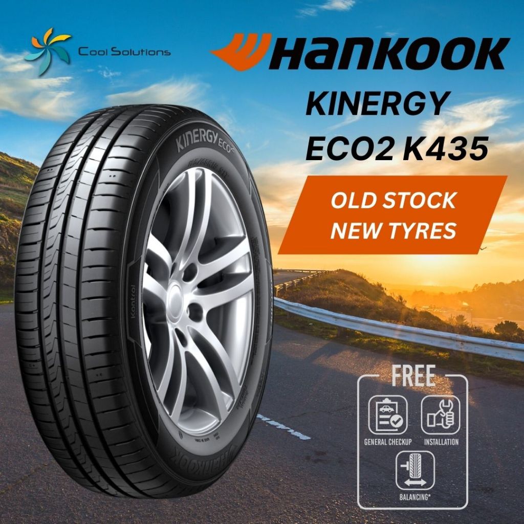 (YEAR 22, 23) HANKOOK KINERGY ECO2 K435 175/70 R13; 185/55 R15;195/60 ...