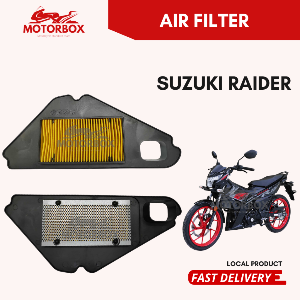 SUZUKI RAIDER R150 FI AIR FILTER - SUZUKI RIDER NEW R150FI ELEMENT ...