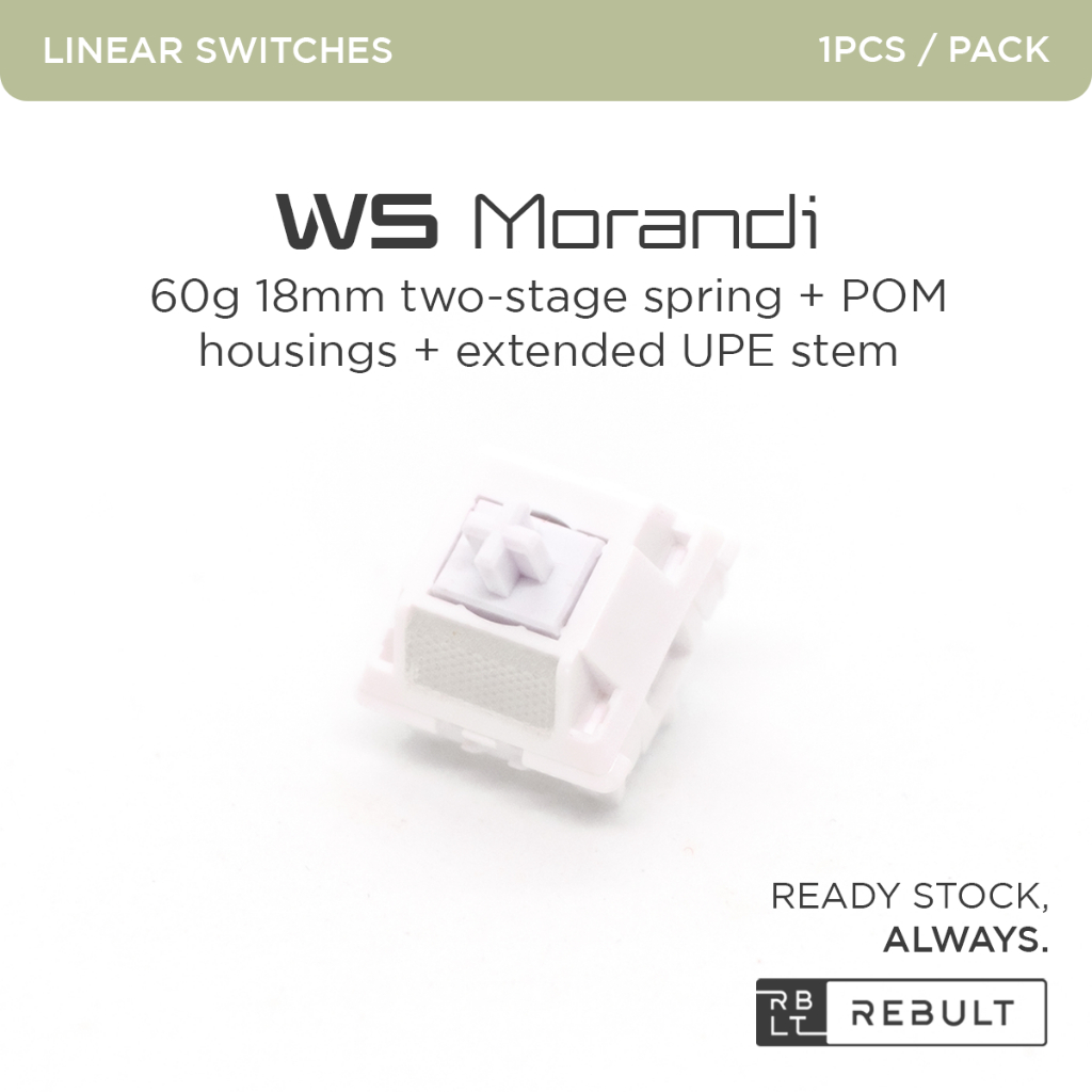 WS Morandi Linear Switch for Mechanical Keyboards | Shopee Malaysia