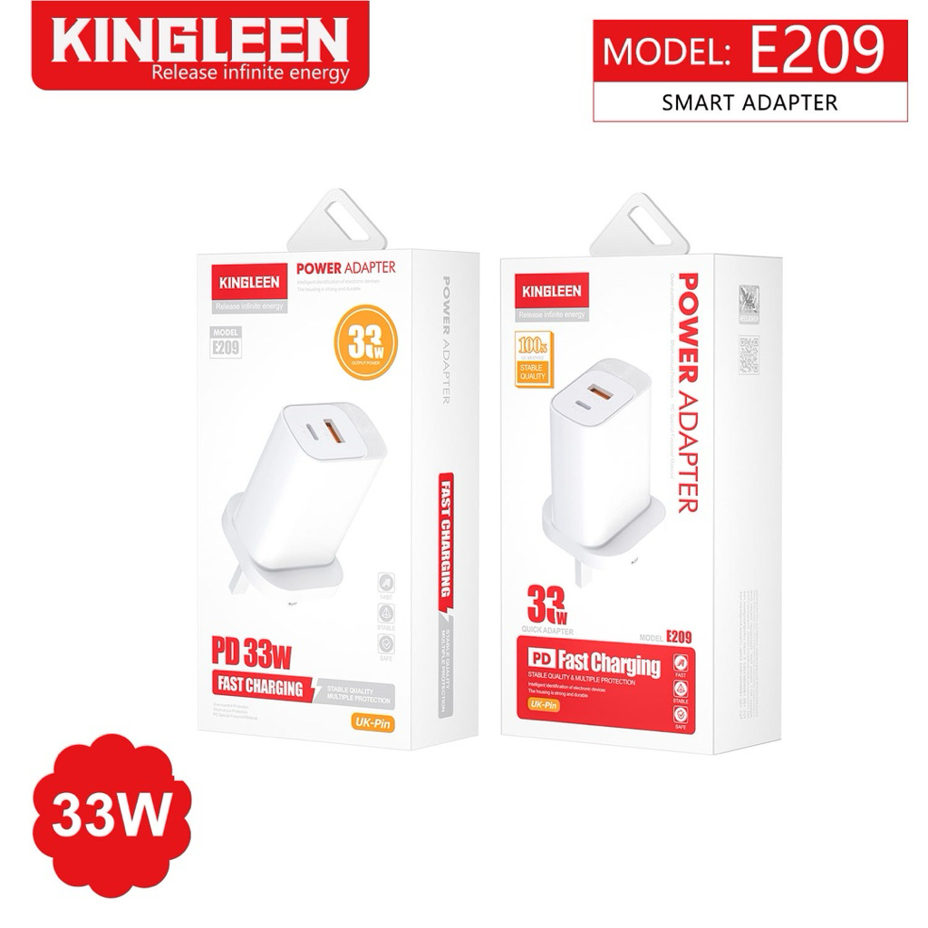 KINGLEEN E209 High Quality USB PD FAST CHARGE Wall Plug USB Charge ...