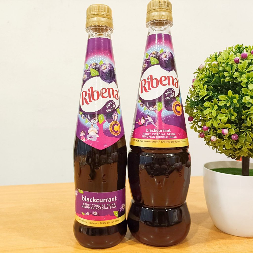 《Ribena》Concentrate Regular（Blackcurrant) 850ML / 600ML | Shopee Malaysia