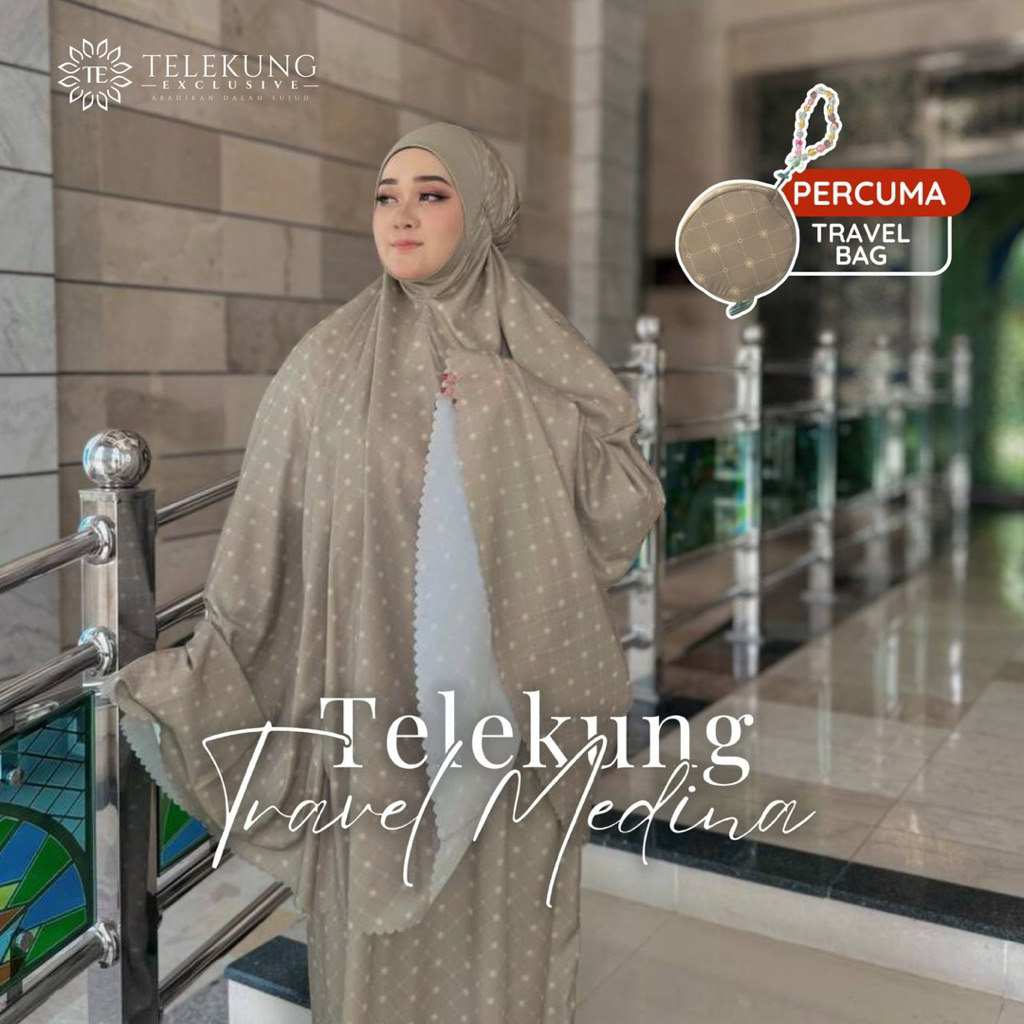 telekung MINI TRAVEL poly cotton | Shopee Malaysia