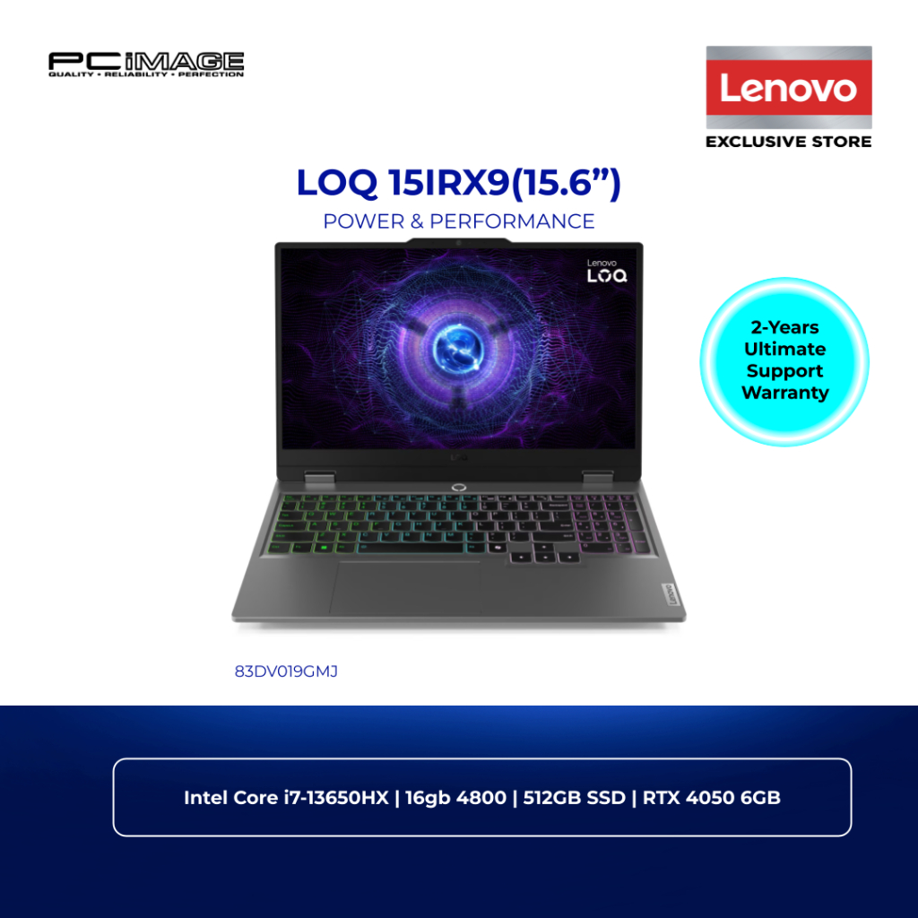 LENOVO LOQ 15IRX9 83DV019GMJ I7-13650HX/16GB 4800/512GB SSD/RTX4050 6GB ...