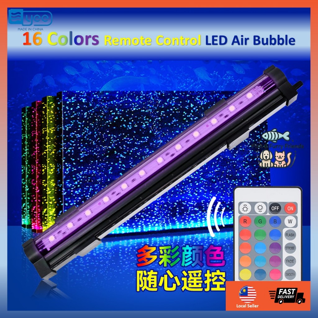🔥Ready Stock🔥Remote Control Aquarium Multicolor Fish Tank LED Lights ...