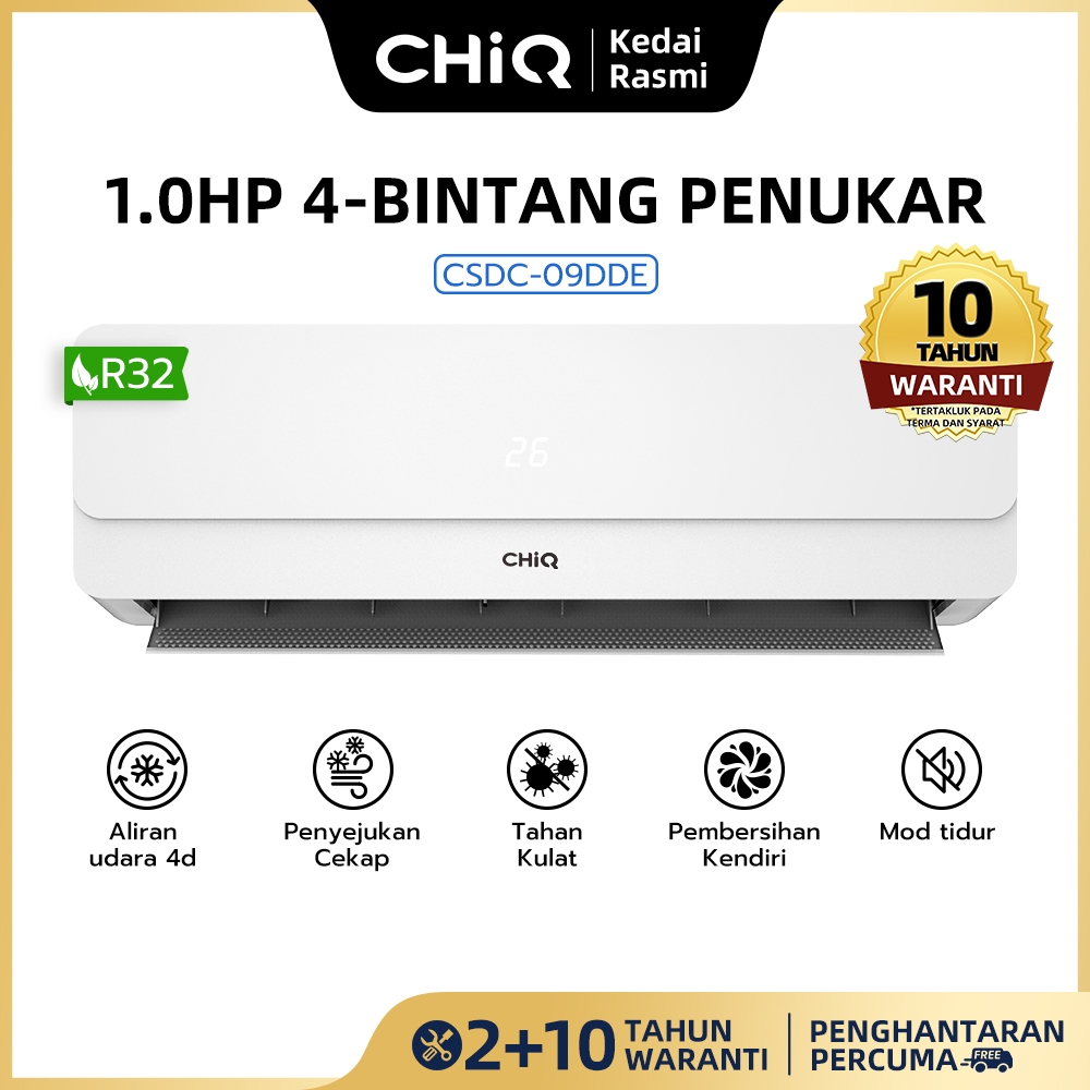 PROMOTION ( DELIVER KL AND SELANGOR ) CHIQ INVERTER AIR COND 1.0 HP ...