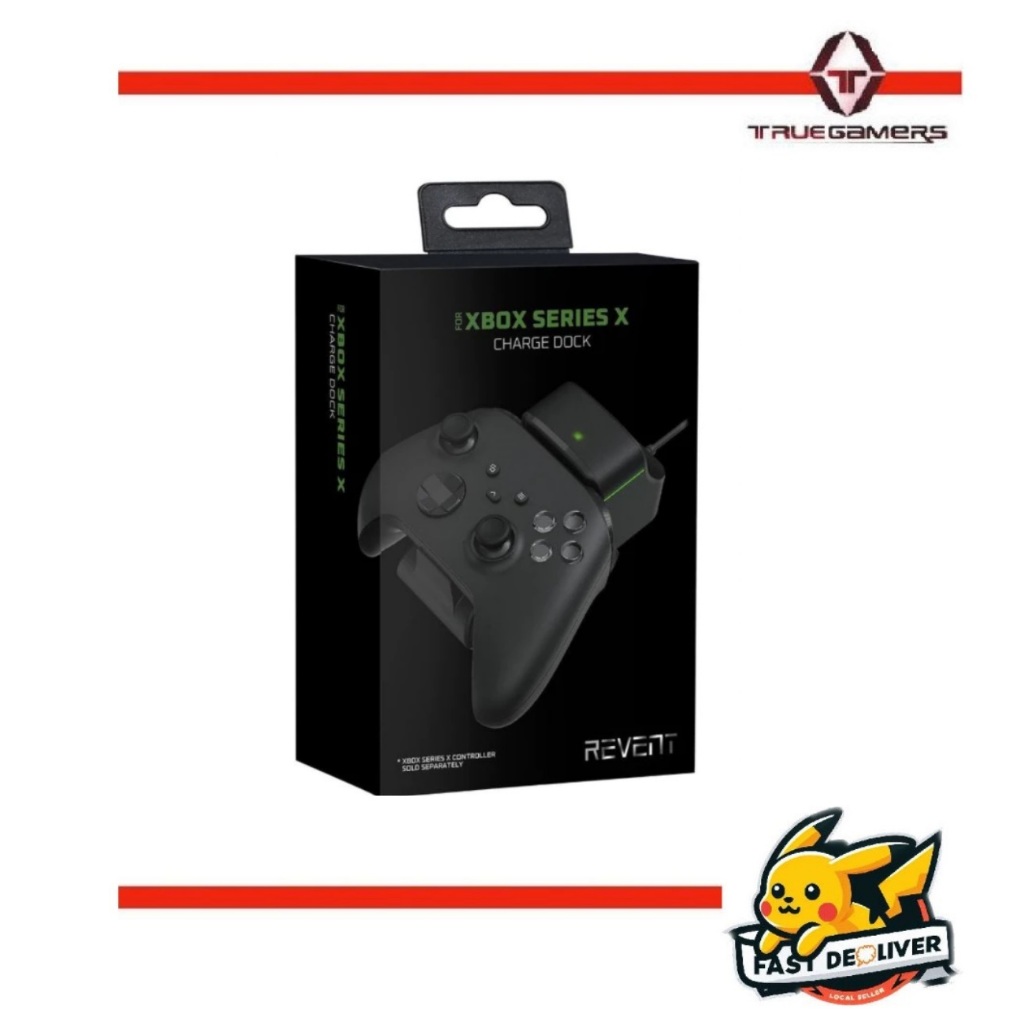 Revent Microsoft Xbox Series X Charge Dock Play & Charge Kit (With ...