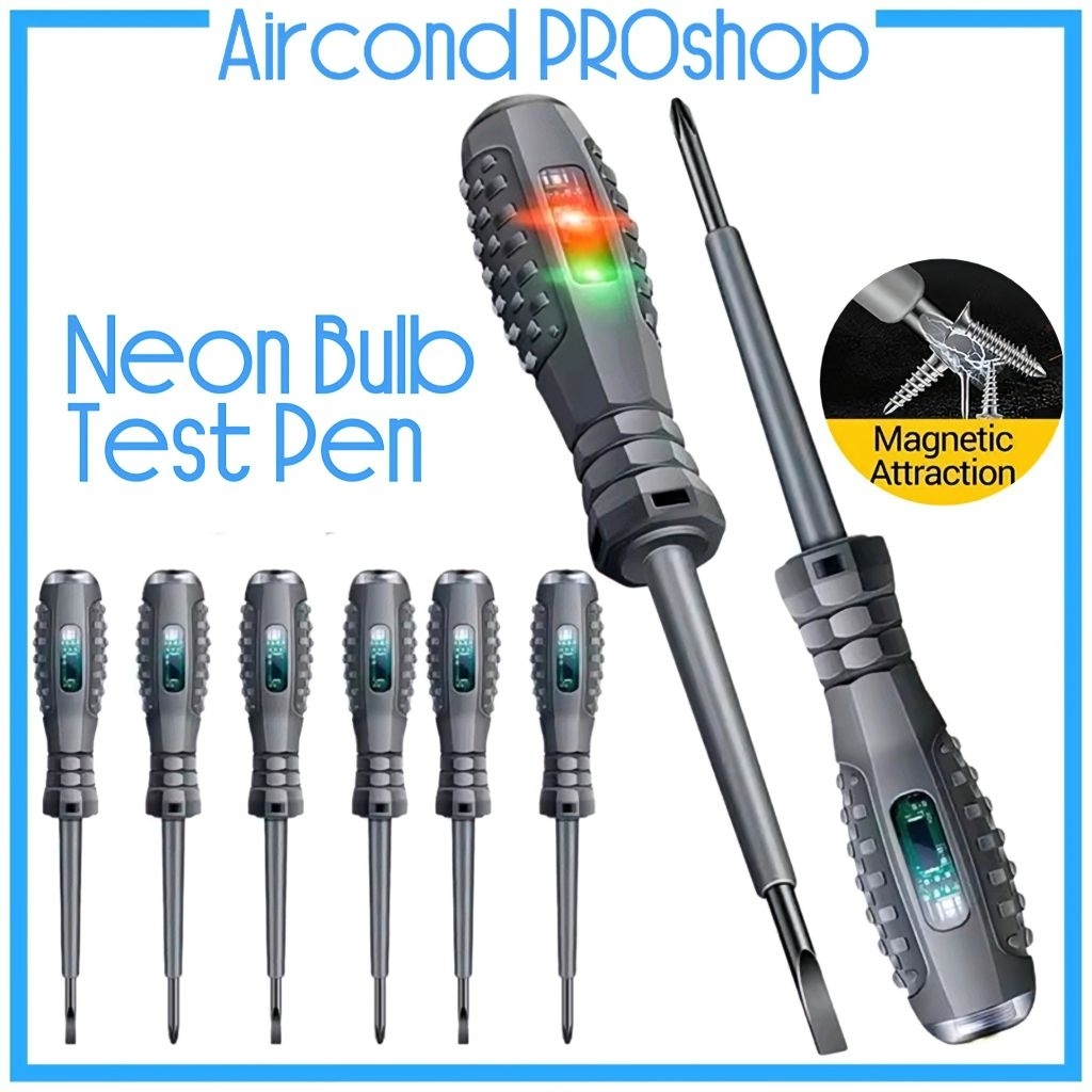 ACProS Test Pen Screwdriver Neon Bulb Indicator Detector Non-Contact ...