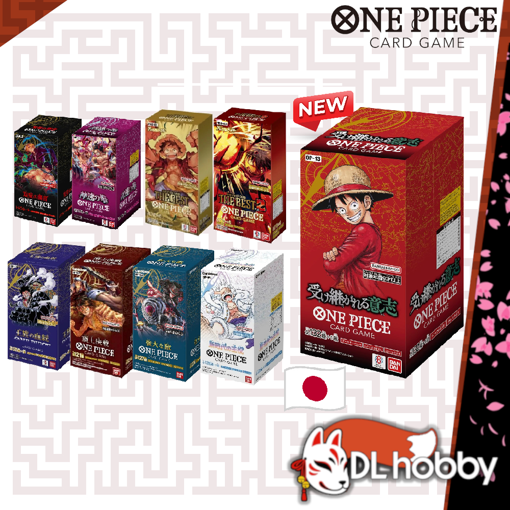 One Piece TCG Booster Box PRB01 PRB02 op13 op09 Op10 Op11 OP08 Op01 ...
