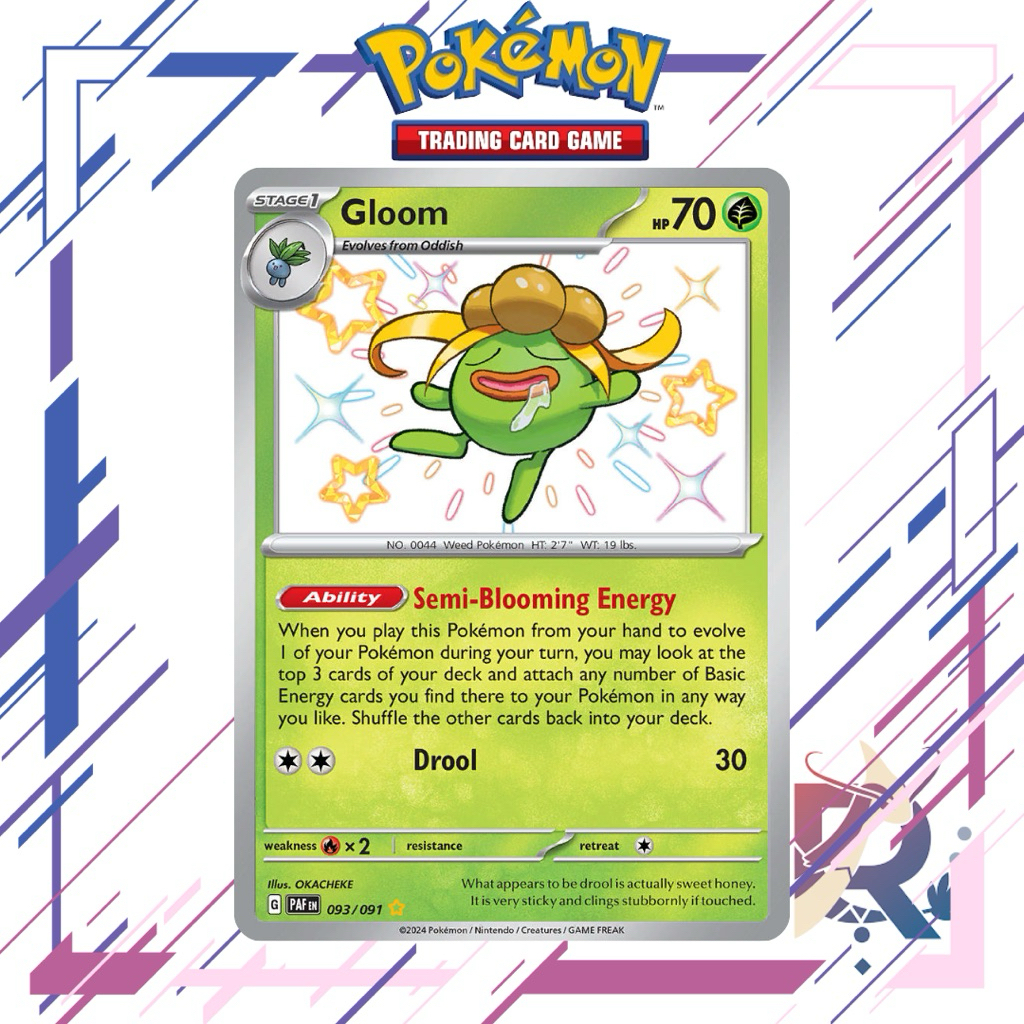 Pokemon TCG] - Gloom - 093/091 - Shiny Ultra Rare @ Scarlet & Violet:  Paldean Fates Singles | Shopee Malaysia