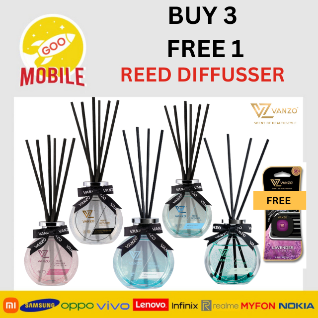 Vanzo Reed Diffuser 120ML Extended Long-Lasting Fragrance (Up to 60 ...