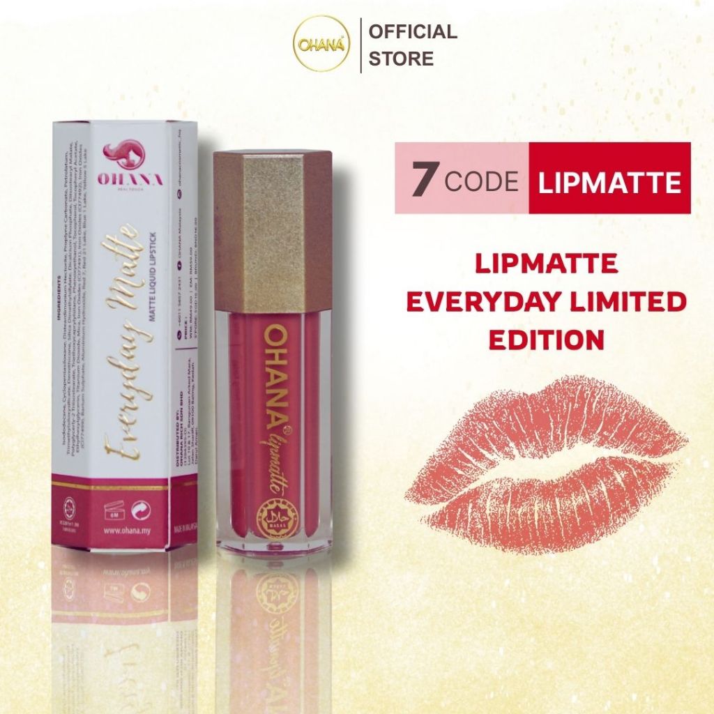 𝐎𝐇𝐀𝐍𝐀 Everyday Lipmatte Limited Edition! Available Only For10k unit 7 ...