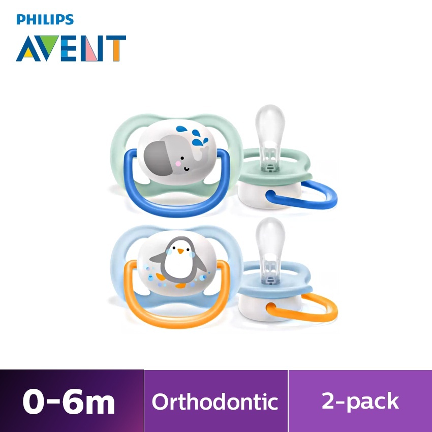 Philips Avent Ultra Air Pacifier 0-18m x 2 pcs SCF080 | Shopee Malaysia