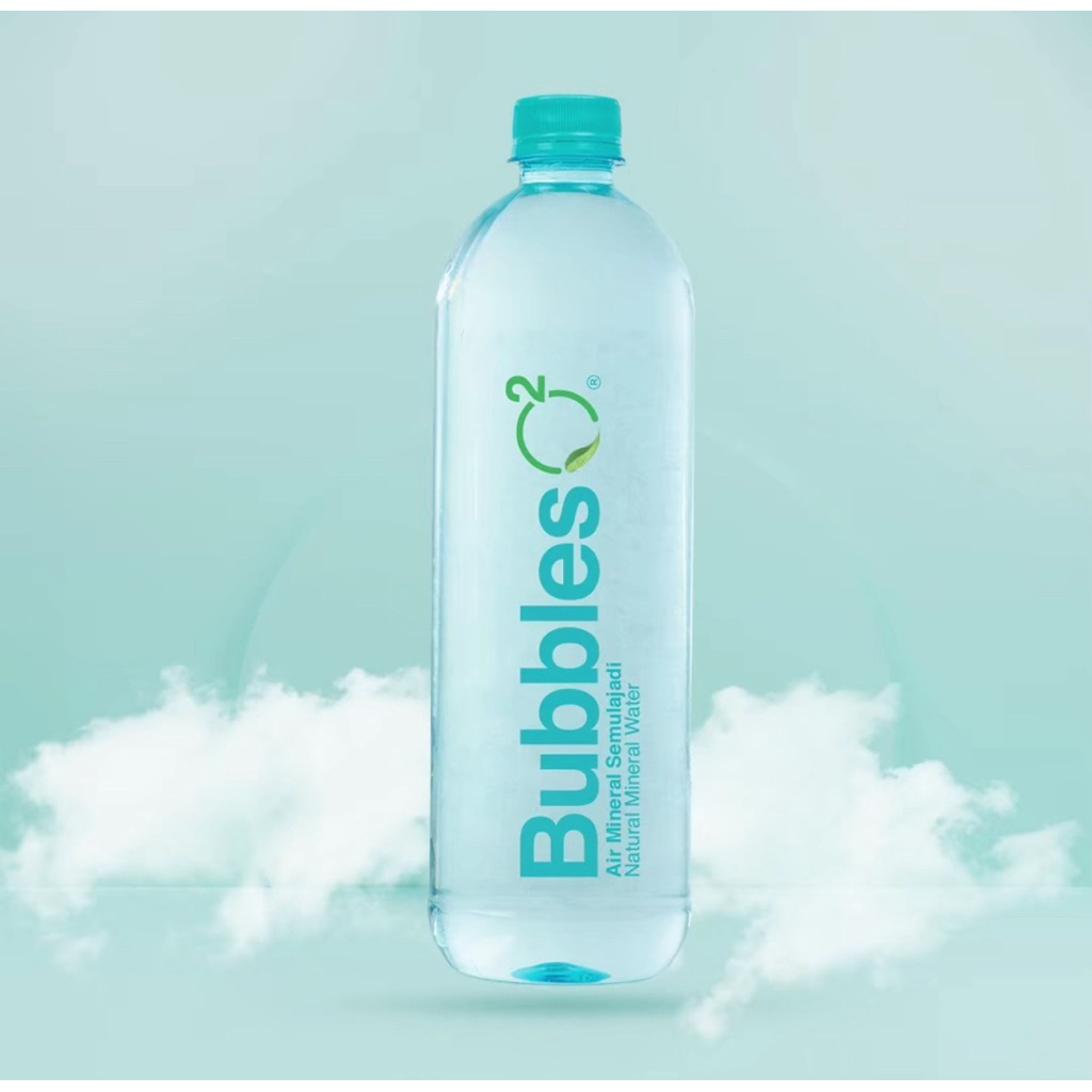 BUBBLES O2 (800mlx12) (OXYGENATED MINERAL WATER) AIR MINERAL BEROKSIGEN ...