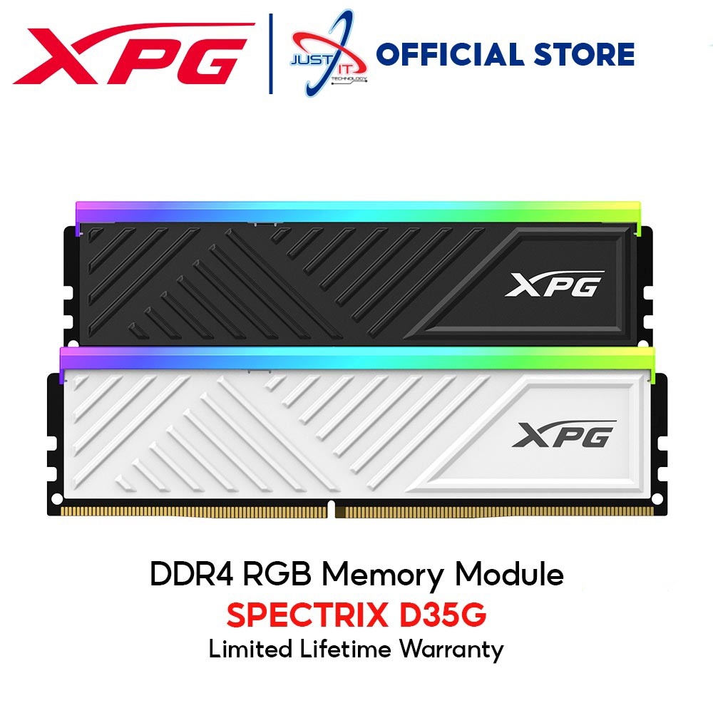 ADATA XPG SPECTRIX D35G DDR4 GAMING LONGDIMM PC RAM 8GB*1 16GB*1  8GB*2 )( 320MHZ CL16 3600MHZ CL18