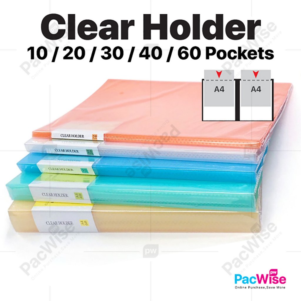 A4 File Folder / Clear Holder File / Fail Pemegang Jelas / Document ...