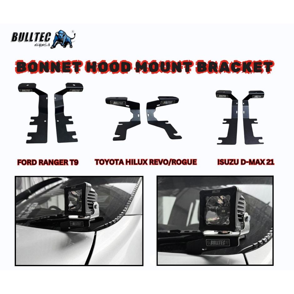 (BONNET BRACKET) FRONT BONNET HOOD MOUNT BRACKET TOYOTA HILUX REVO ...