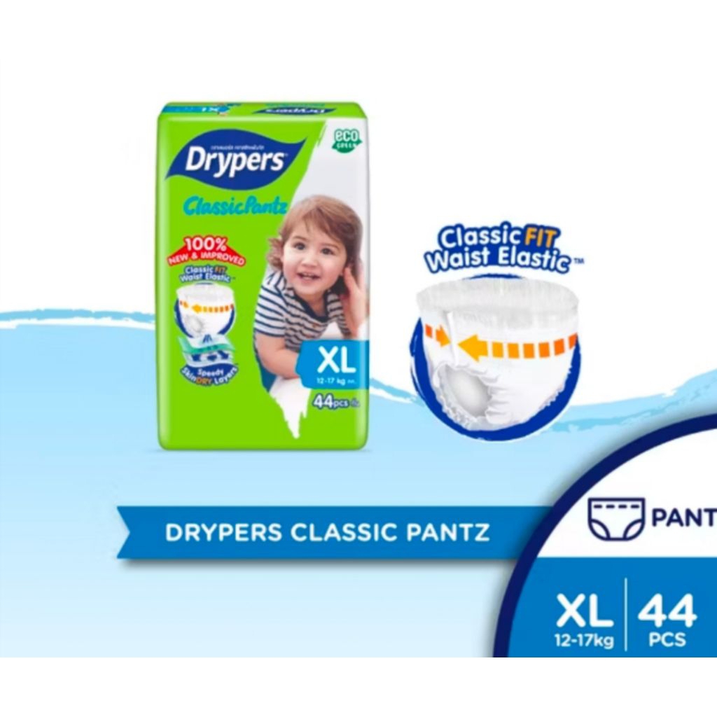 Drypers Classic Pantz XL44 | Shopee Malaysia