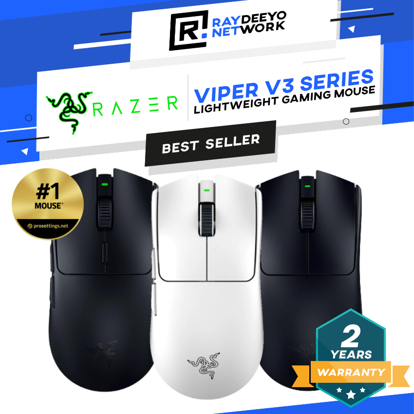 Razer Viper V3 Pro/ V3 HyperSpeed Wireless Gaming Mouse | 8000Hz/ Focus ...