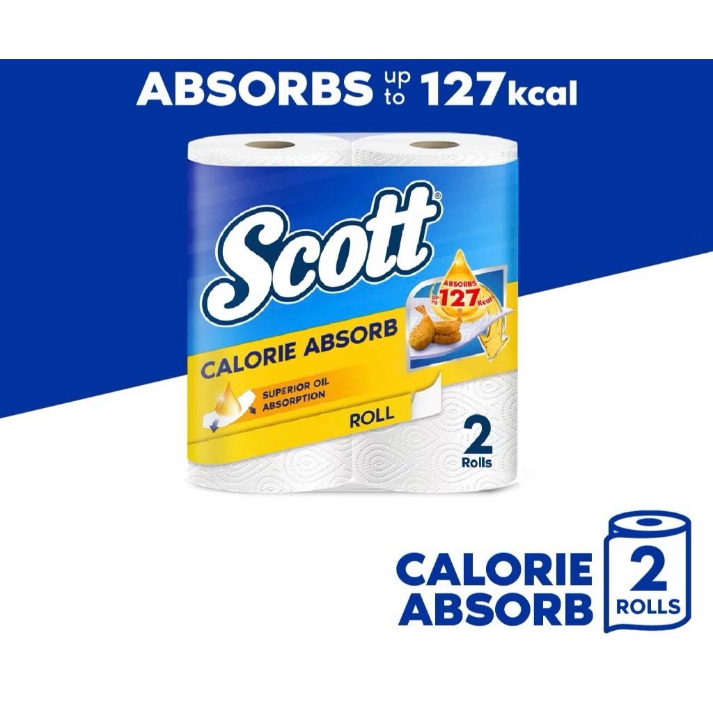 Scott Calorie Absorb Dry Kitchen Towel 2 Rolls | Shopee Malaysia