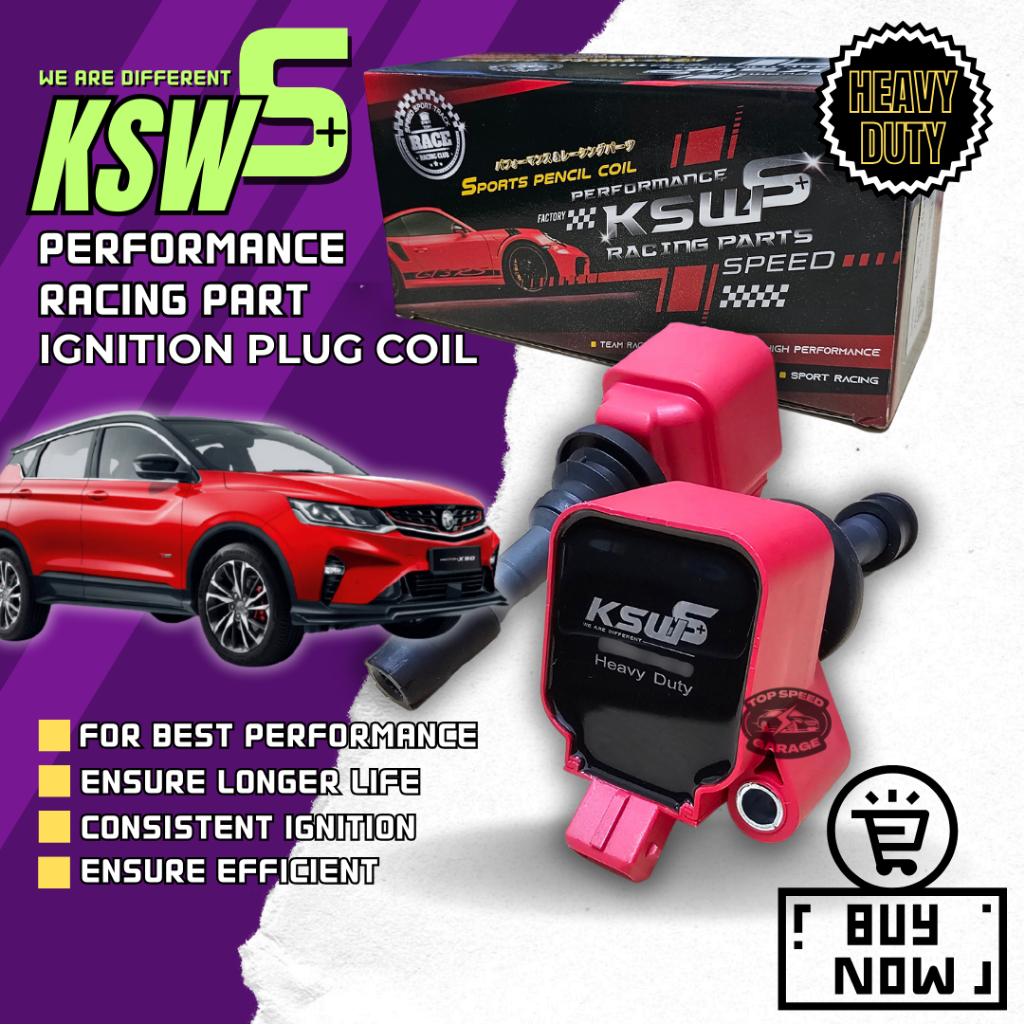 KSW S+ Performance Racing Ignition Coil Plug Prroton X50 1.5T (ICP-1400 ...