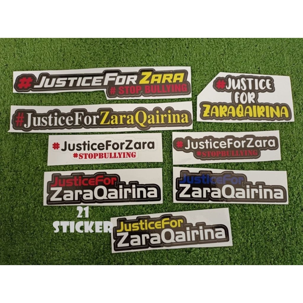 STICKER MINI JUSTICE FOR ZARA | Shopee Malaysia