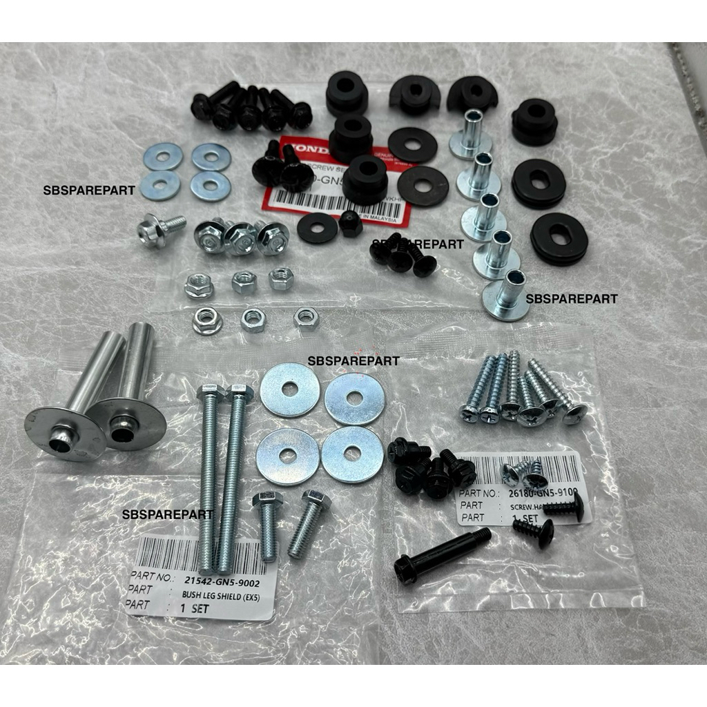 skru full set body honda ex5 dream skru body | Shopee Malaysia