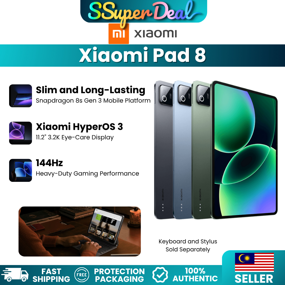 XIAOMI Pad 7 Pro Tablet 8+256GB 3.2K 144Hz Crystal-Clear