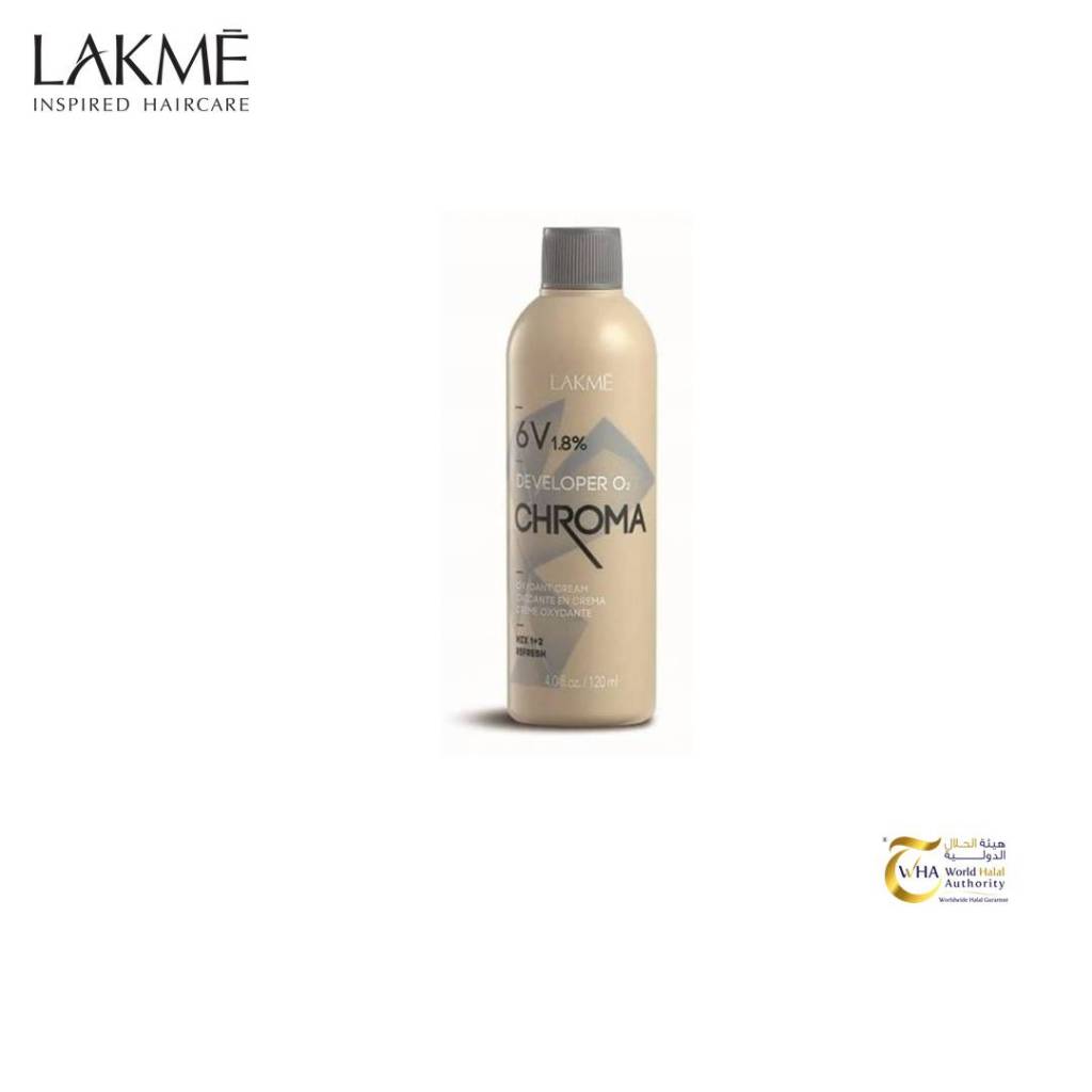 Lakme Chroma Developer Cream Hair Color Treatment O2 6V 120ml / 18v ...