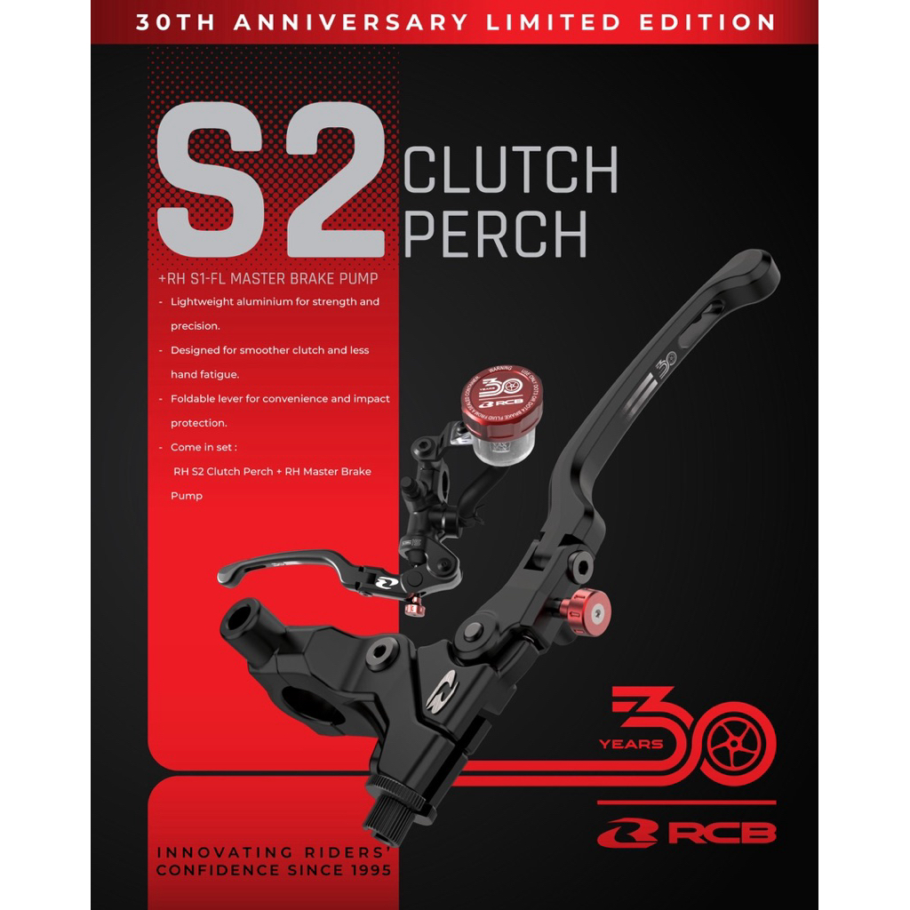 RCB FORGED MASTER PUMP S1-FL 14mm 30TH ANNIVERSARY LIMITED EDITION ...