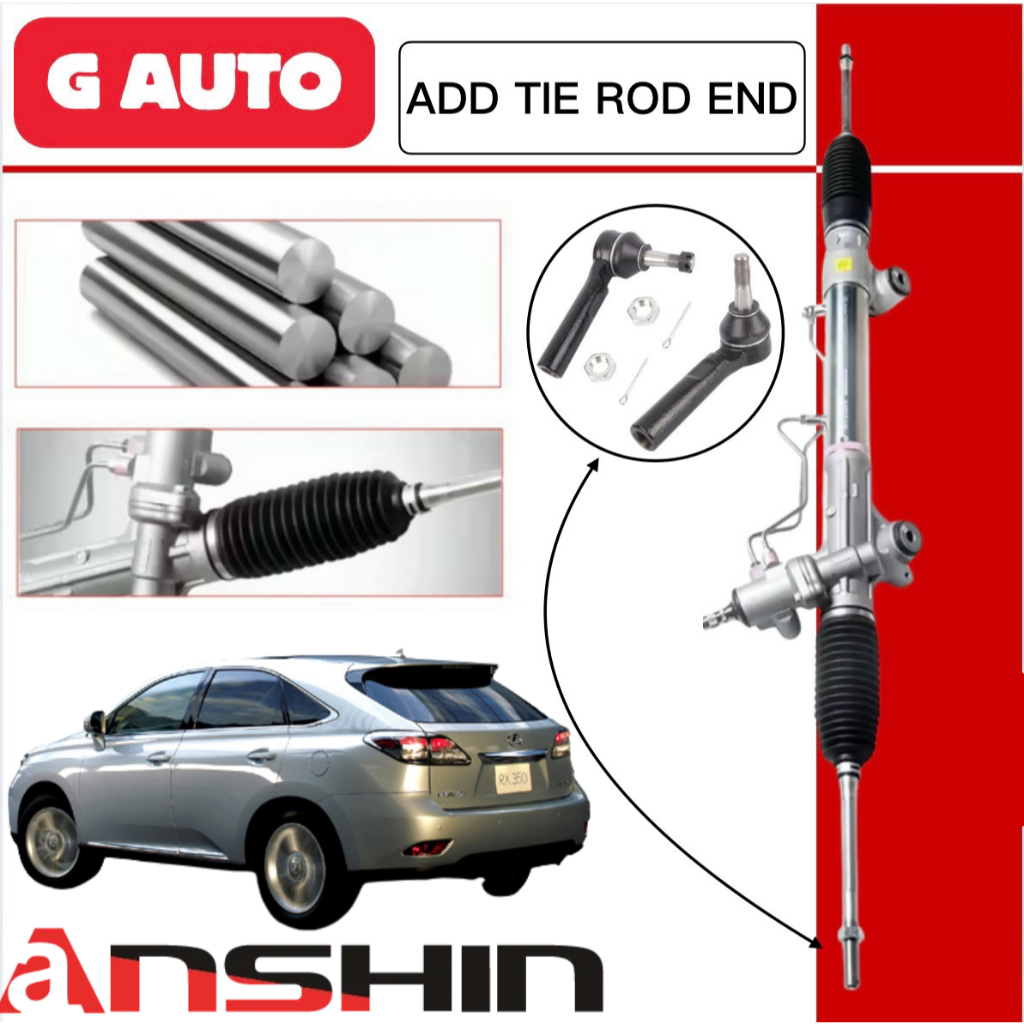 [ANSHIN JAPAN QUALITY] STEERING RACK ASSY+TIE ROD END TOYOTA LEXUS ...