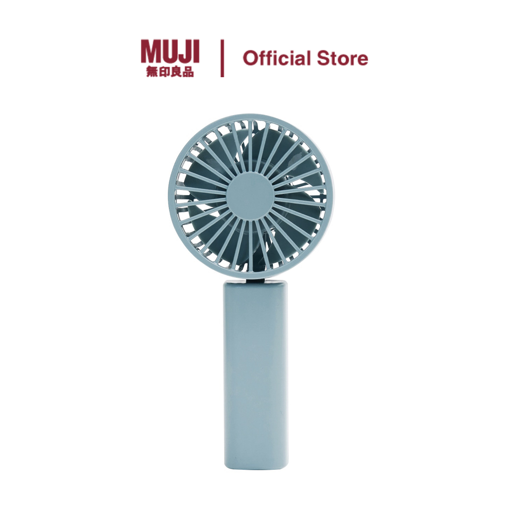 [NEW ARRIVAL] MUJI Compact Handheld Fan Blue | Shopee Malaysia