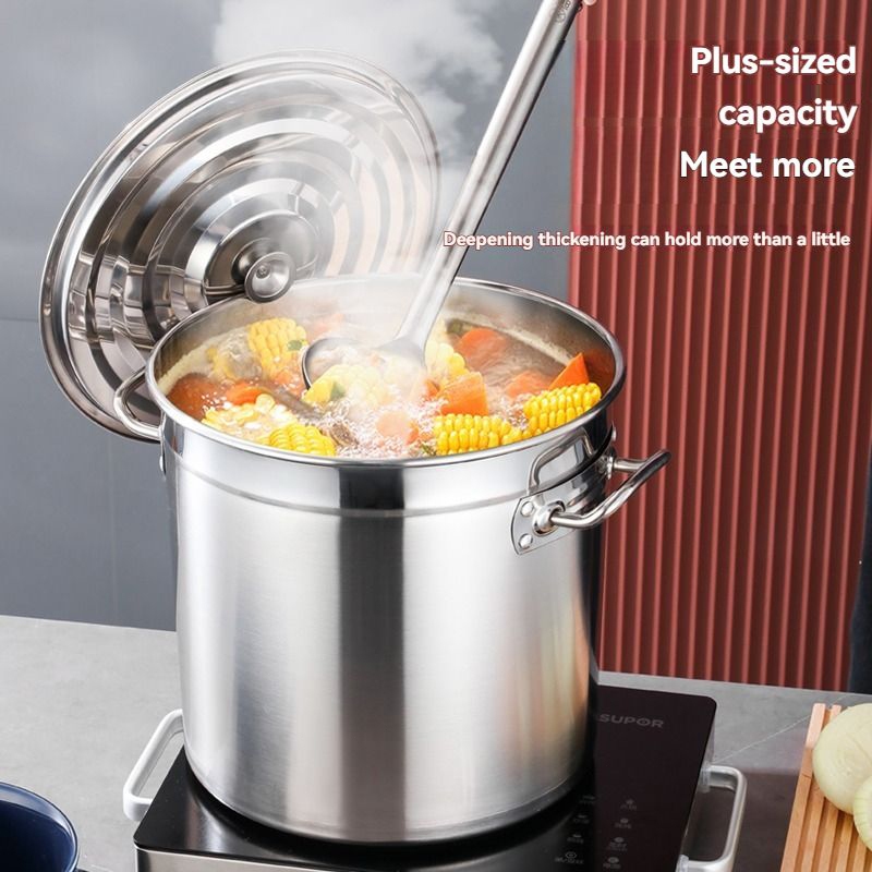 Stainless Steel Soup Pot, Multifunctional Stock Pot for Cooking, Soup ...