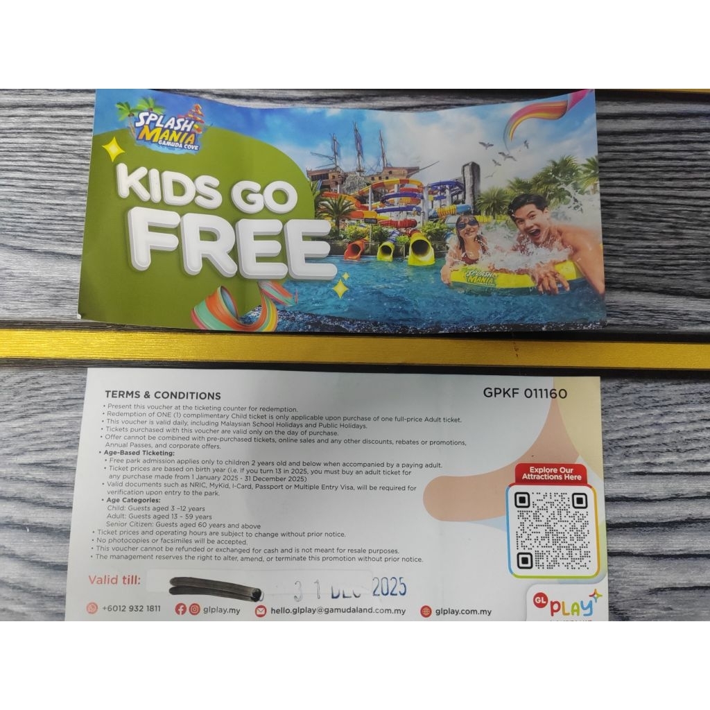 VOUCHER SPLASHMANIA GAMUDA COVE | Shopee Malaysia