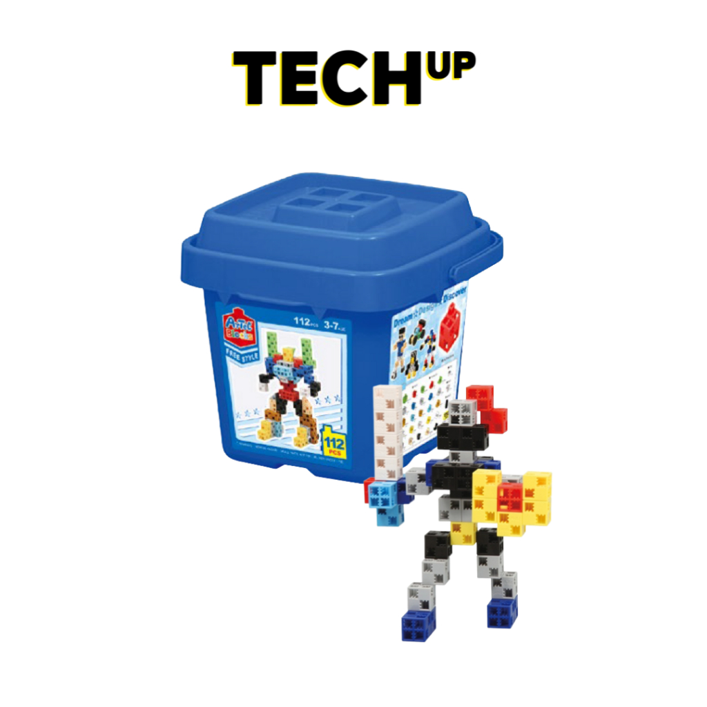 Artec Block Bucket 112 pcs Vivid Colour | Shopee Malaysia