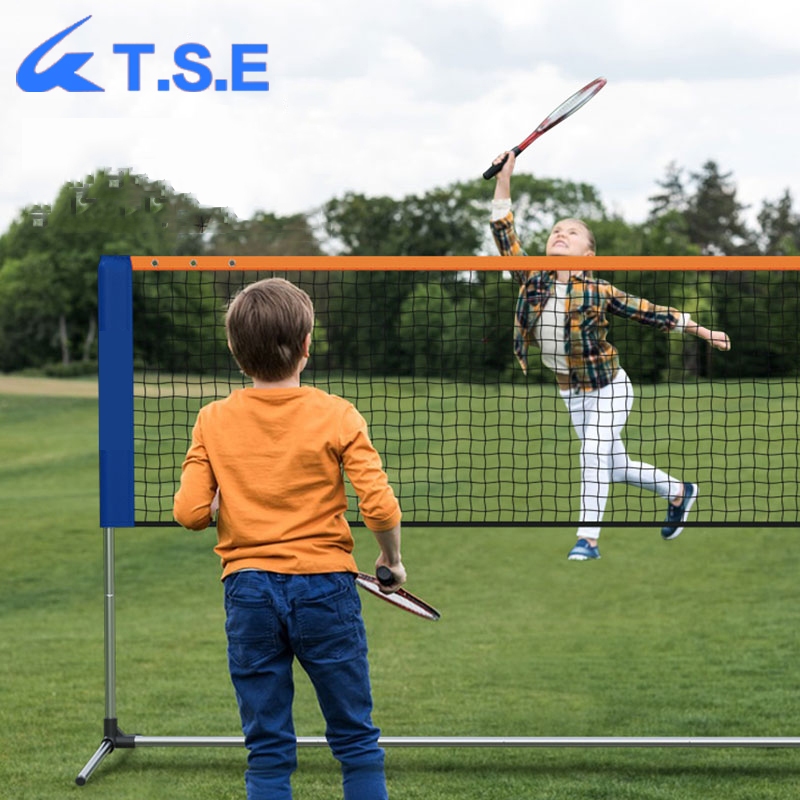 Portable Badminton Net 3.1m Adjustable Jaring Badminton Easy Setup ...