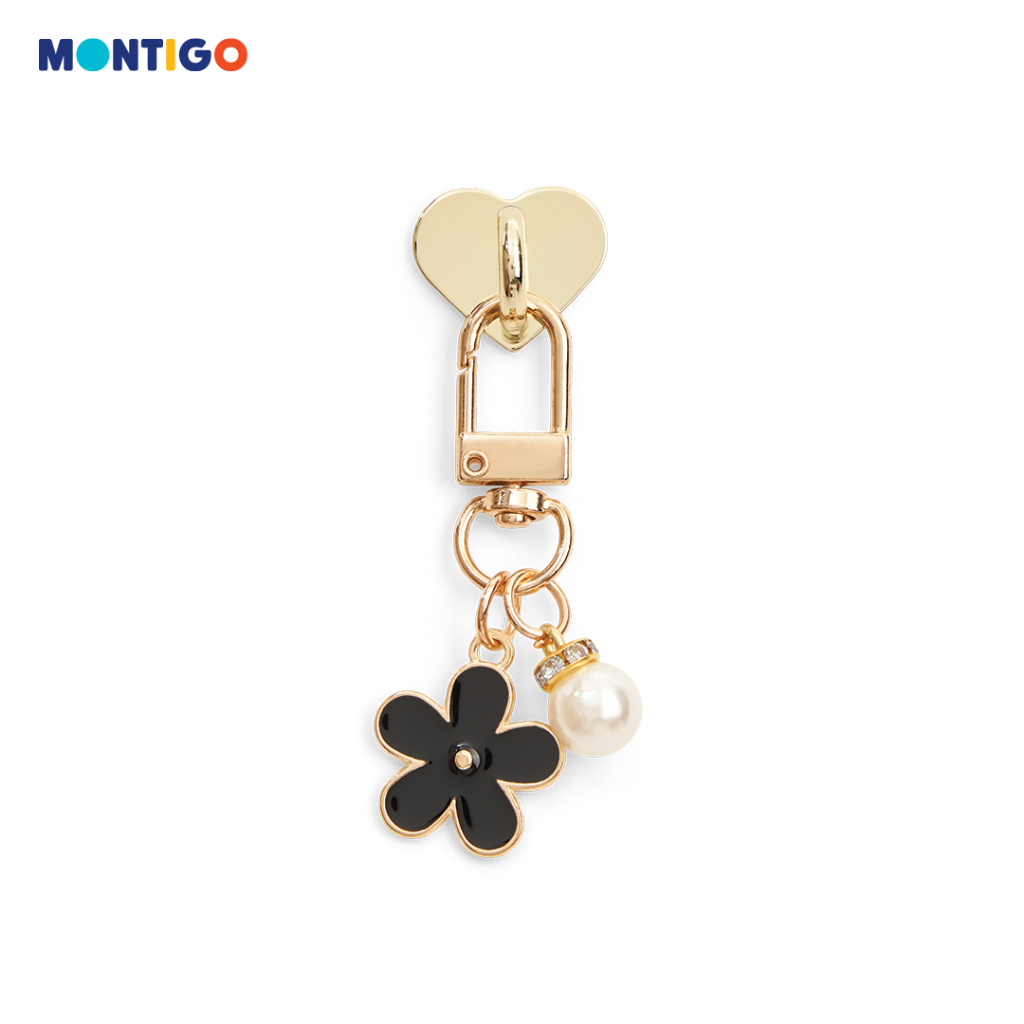 [NOT FOR SALE] Montigo Keychain (Ribbon Pearl/Flower & Pearl Black ...