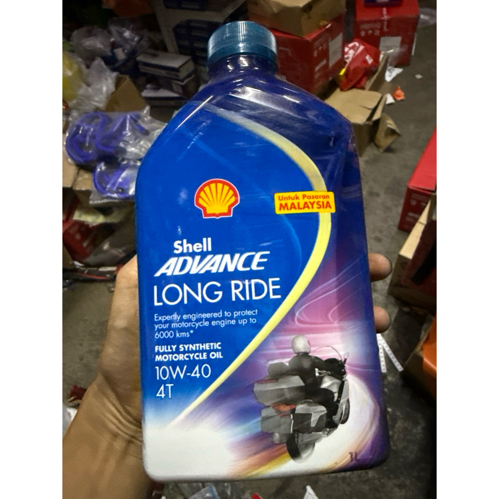 SHELL ADVANCE LONG RIDE FULLY SYNTHETIC 10w-40 ORIGINAL | Shopee Malaysia