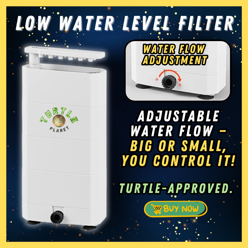 YEE Turtle Low Water Level Filter Turtle Tank Filter Akuarium Kura Kura ...